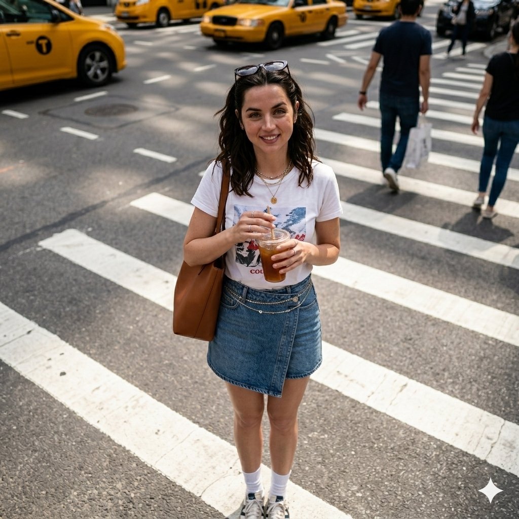 Preview image for Cinematic Overhead Street Style Shot prompt