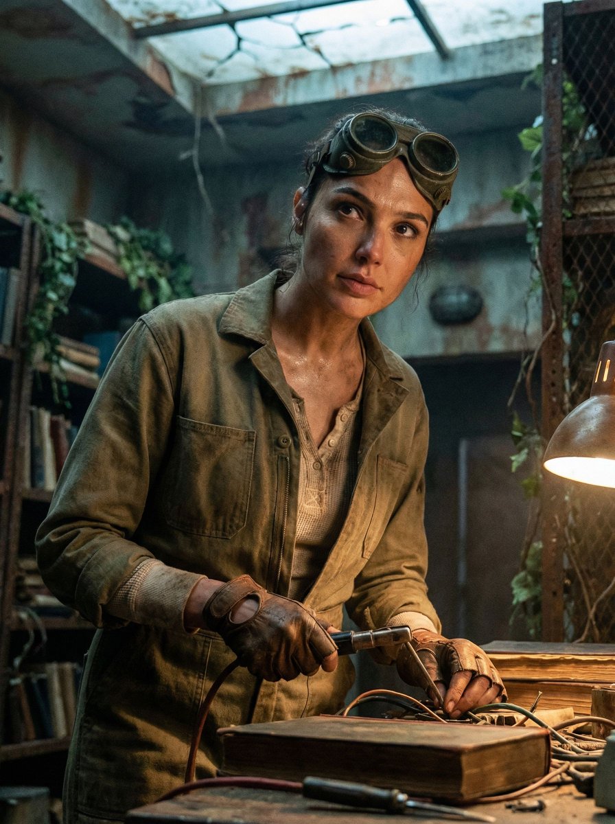 Preview image for Cinematic Post-Apocalyptic Bunker Portrait prompt
