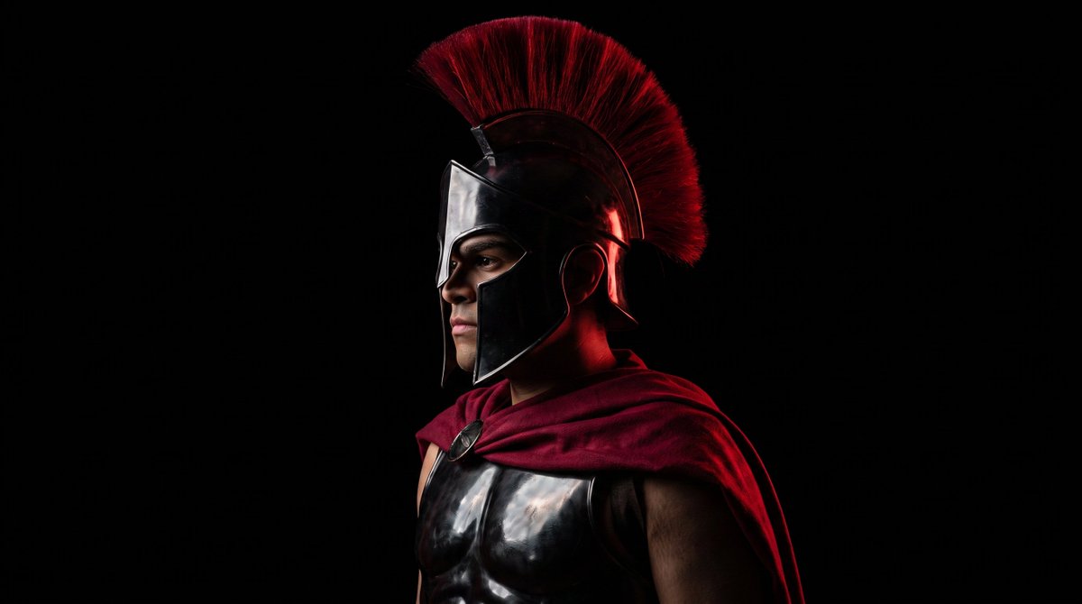 Preview image for Cinematic Spartan Warrior Avatar prompt