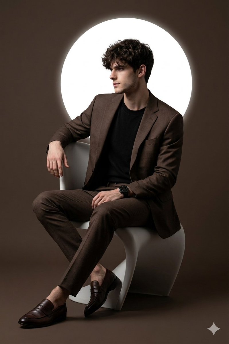 Preview image for Cinematic Studio Portrait with Reference Photo Consistency prompt