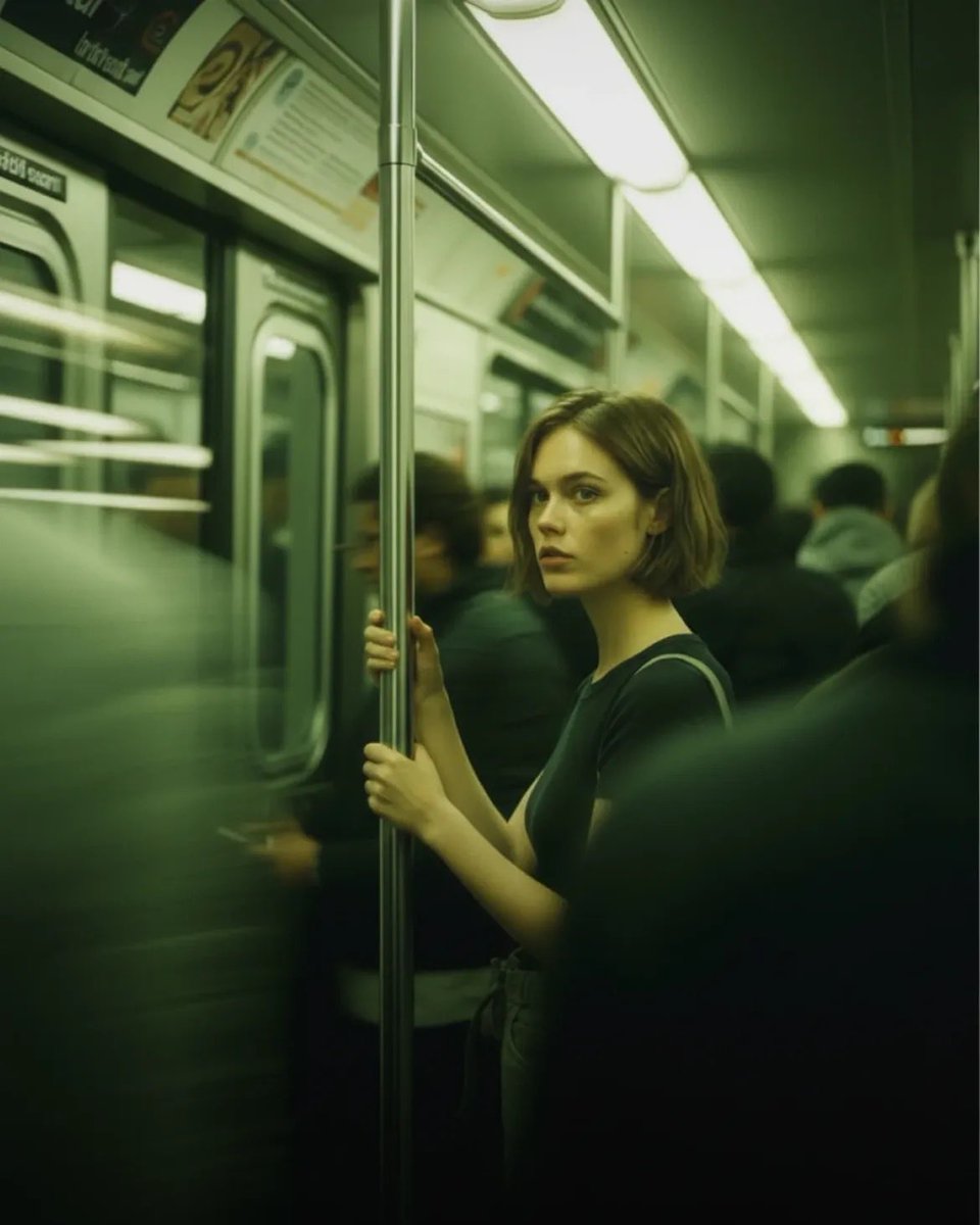 Preview image for Cinematic Subway Portrait prompt