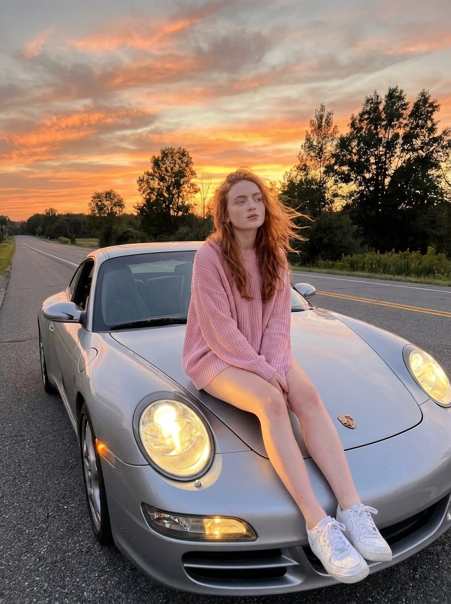 Preview image for Cinematic Sunset Lifestyle Photo Prompt for Nano Banana Pro prompt