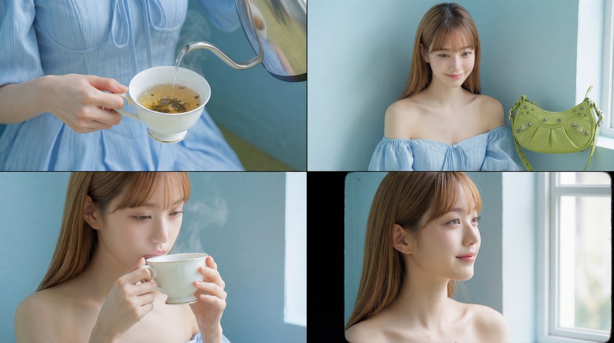 Preview image for Cinematic Tea Time Prompt (Shared for Image and Video Generation) prompt