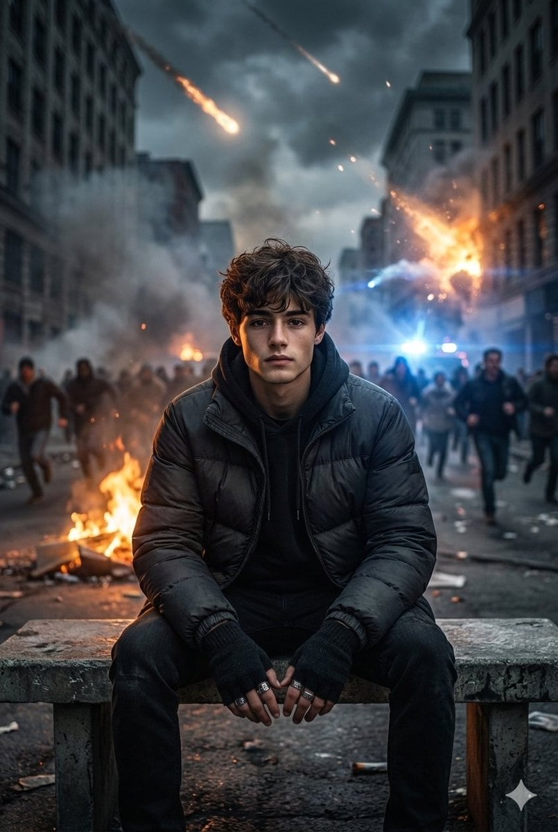 Cinematic Urban Apocalypse Portrait Prompt - KI-Prompt