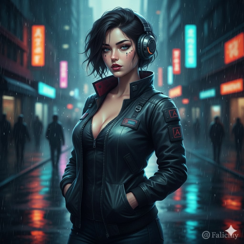 Cinematic Urban Night Fashion Editorial - KI-Prompt