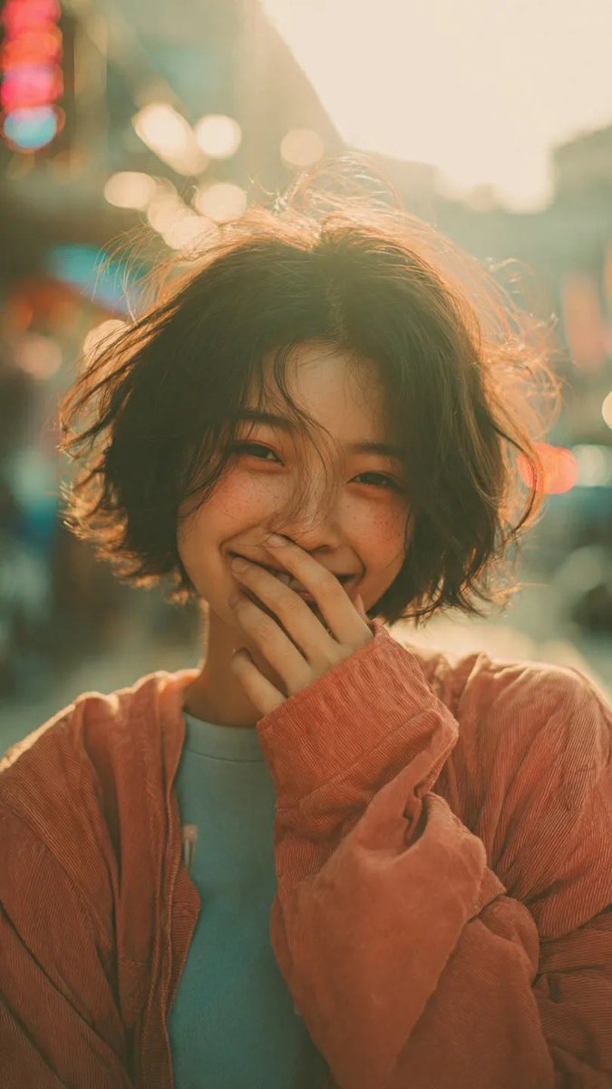 Preview image for Cinematic Urban Sunset Portrait prompt