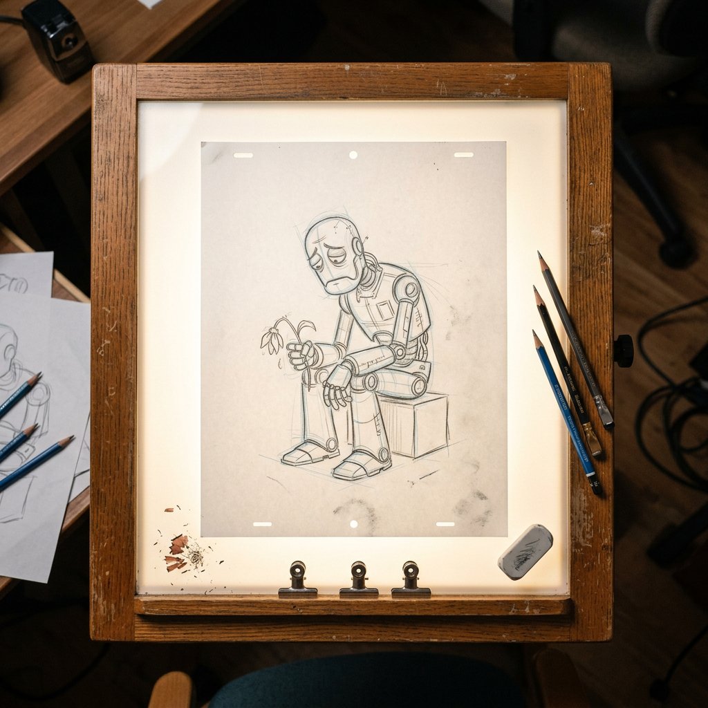 Preview image for Classic Animation Light Table Prompt prompt