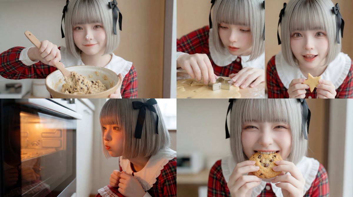 Cookie Baking Scene for Image and Video Generation - AI Art AI Generated Artwork
