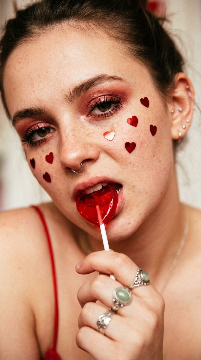Preview image for Coquette Soft Grunge Macro Portrait Prompt prompt