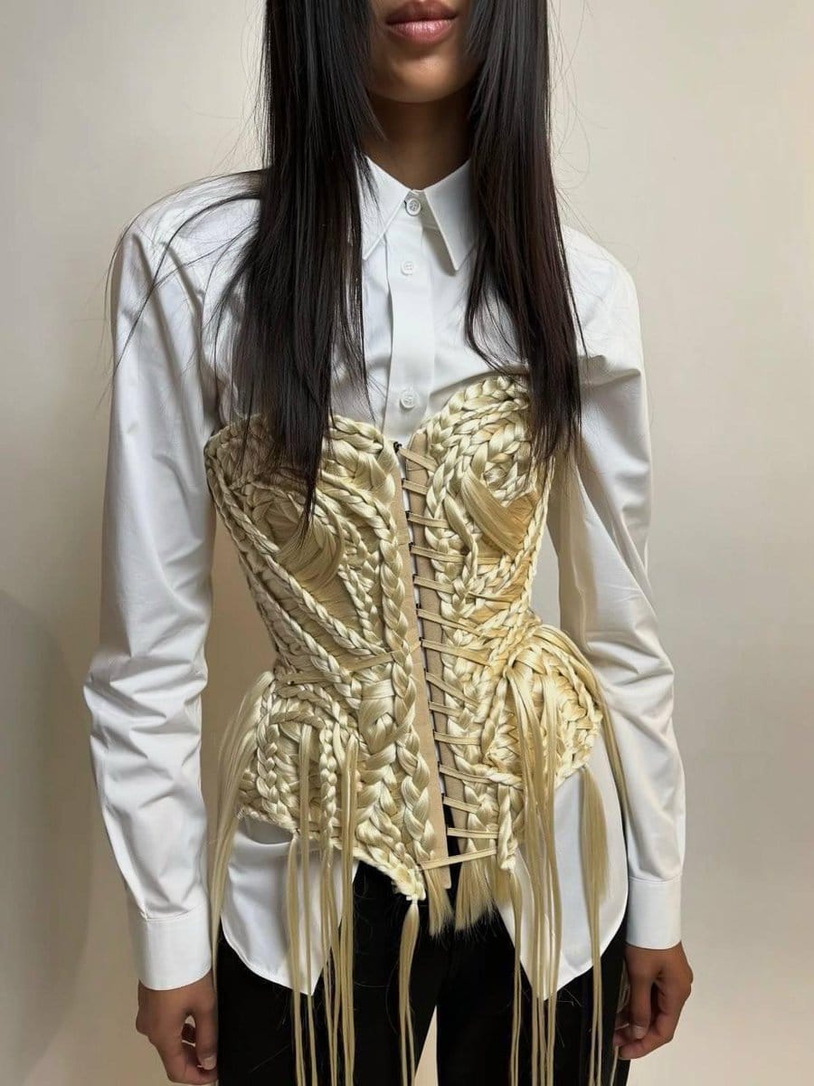 Corset online shop page layout - AI Generated AI Art Style Image Example
