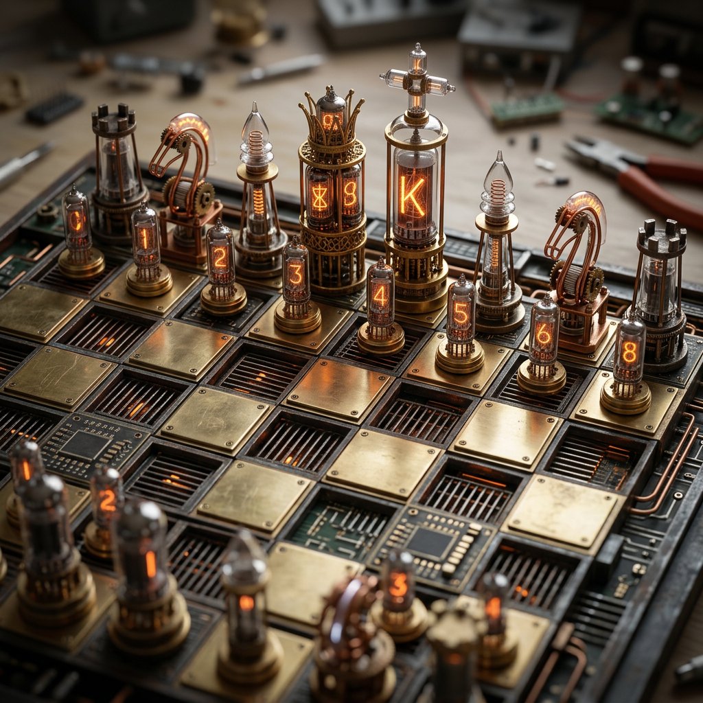 Preview image for Custom Architectural Chessboard Diorama Prompt Template prompt