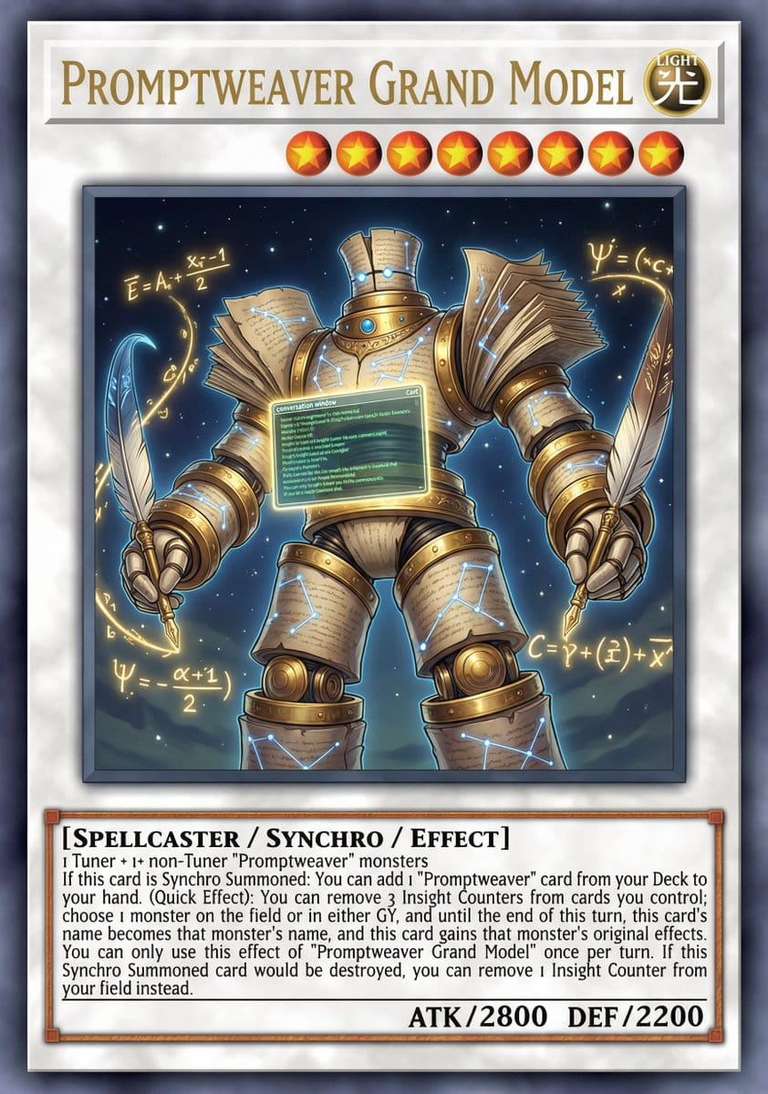 Custom Yu-Gi-Oh Card Generation - AI提示词