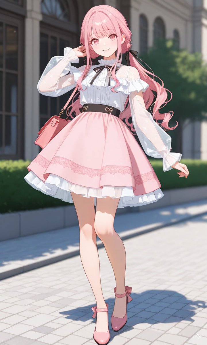 Preview image for Cute Ribbon Coordinate Fashion Prompt prompt