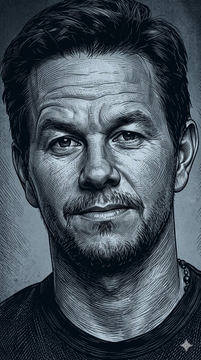 Preview image for Dark Monochrome Illustration Style Prompt with Reference Photo prompt