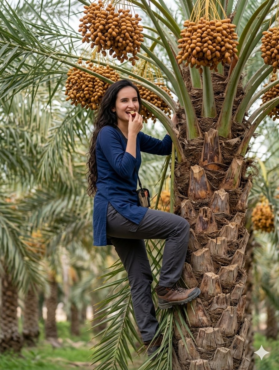 Preview image for Date Harvest Environmental Portrait prompt