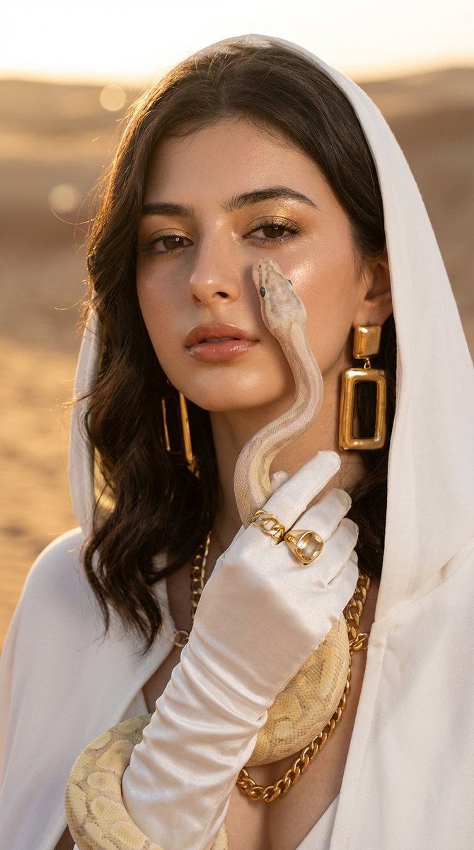 Desert Fashion with Python - AI Art AI Generated Artwork
