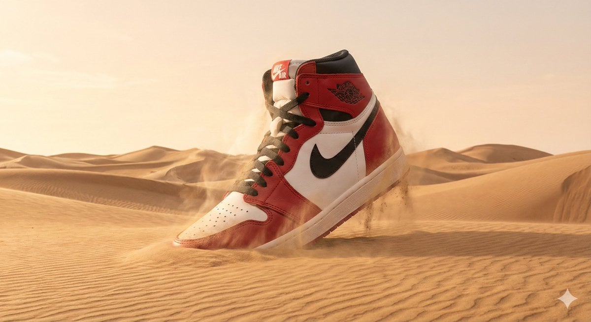 Desert Mirage Product Photography - AI Generated Landscape Style Image Example