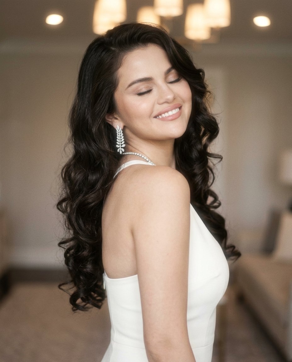 Preview image for Dreamy Glam Portrait with Soft Focus Vintage Realism prompt