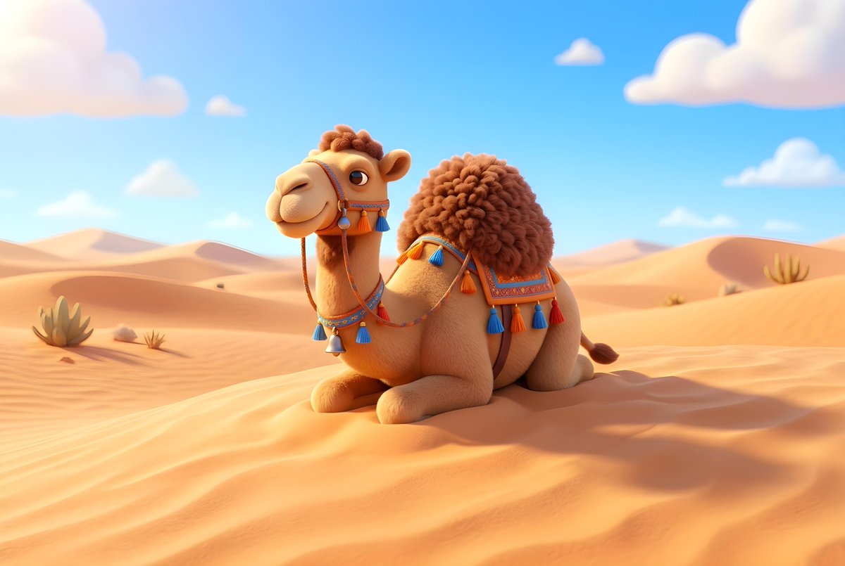 Preview image for Dromedary Camel in Desert prompt