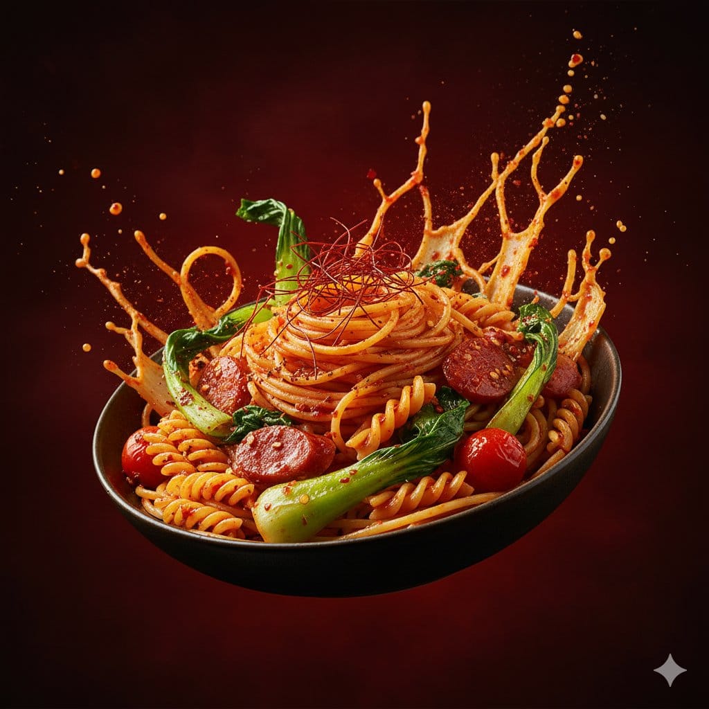 Dynamic Hyper-Realistic Biryani Hero Shot (JSON) - KI-Prompt