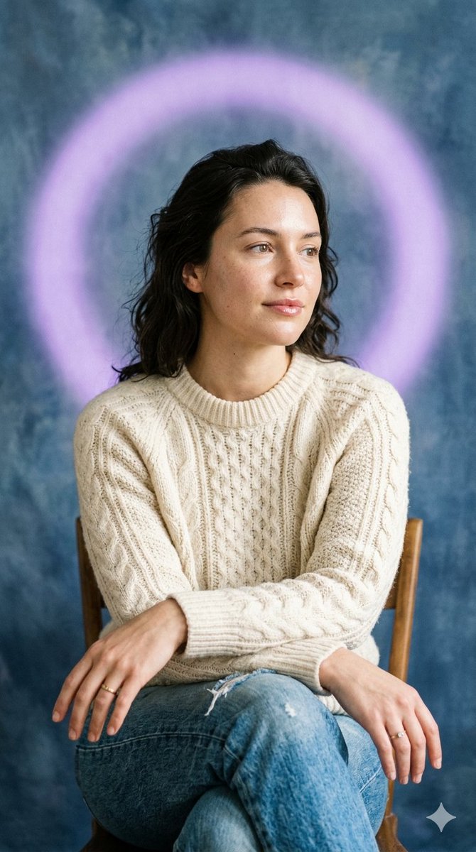 Preview image for Editorial Introspective Studio Portrait prompt