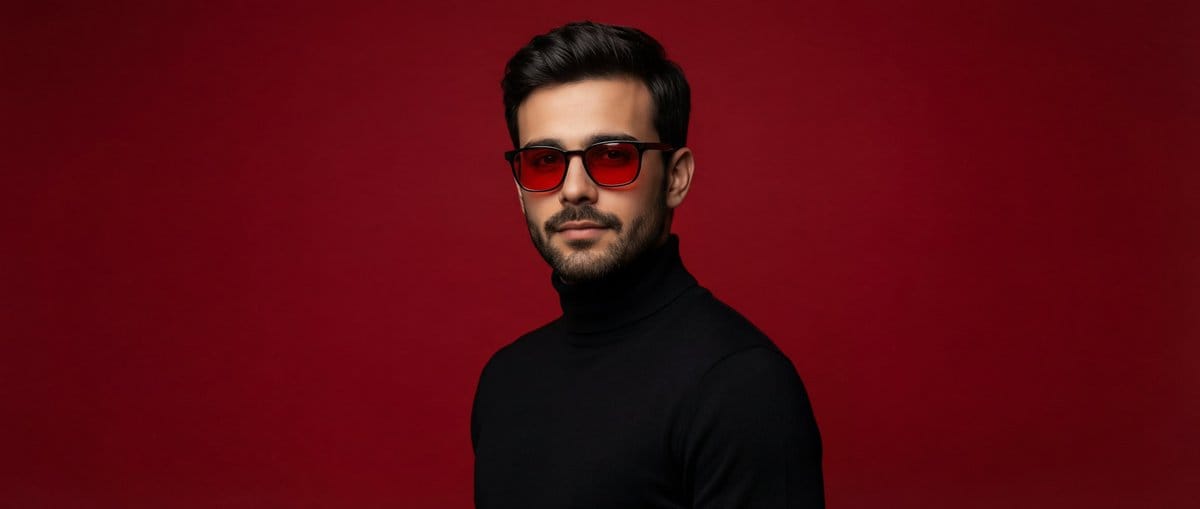 Preview image for Editorial Portrait of Man in Turtleneck prompt