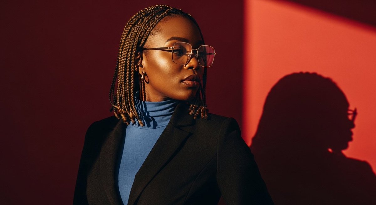 Preview image for Elegant African Woman Studio Portrait Prompt prompt