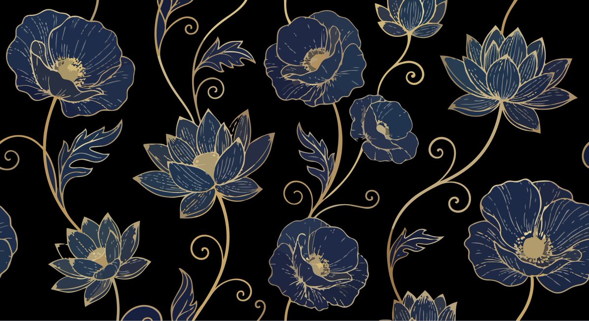 Preview image for Elegant Luxurious Floral Vector Pattern Prompts (2 variations) prompt