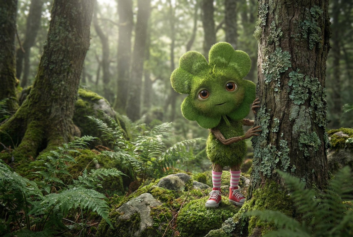Preview image for Elusive Irish Critter with Clover Head Prompt prompt