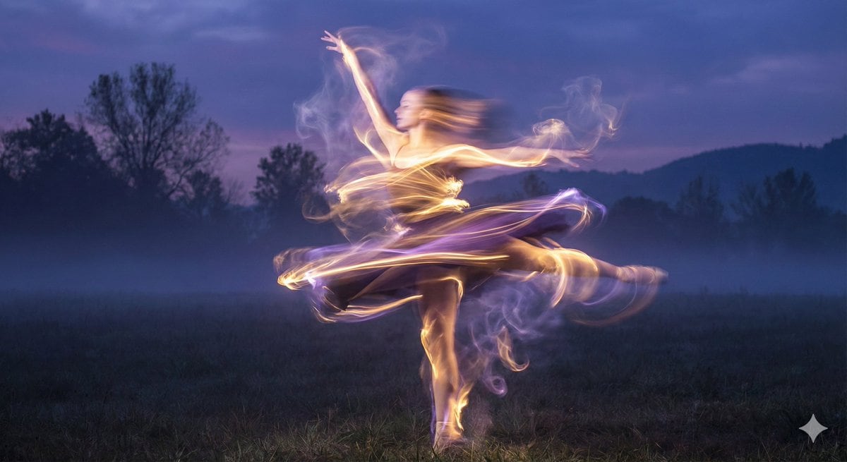 Energy Figure in Motion - Prompt IA