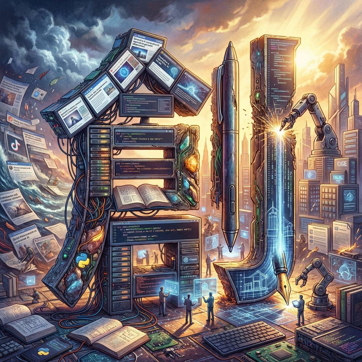 Epic Figurative Art Prompt for 'Kanji of the Year' - Prompt IA