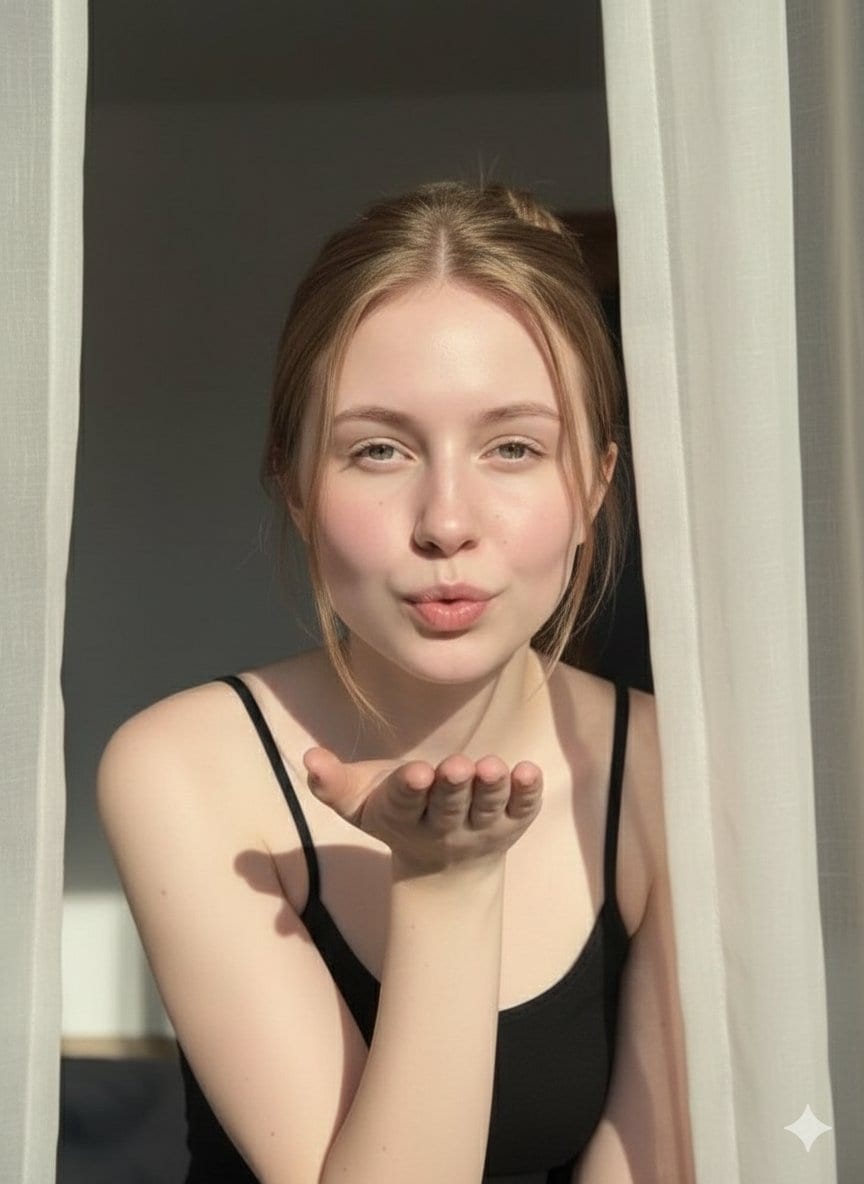 Preview image for Ethereal Fashion Editorial Close-Up Portrait Prompt prompt