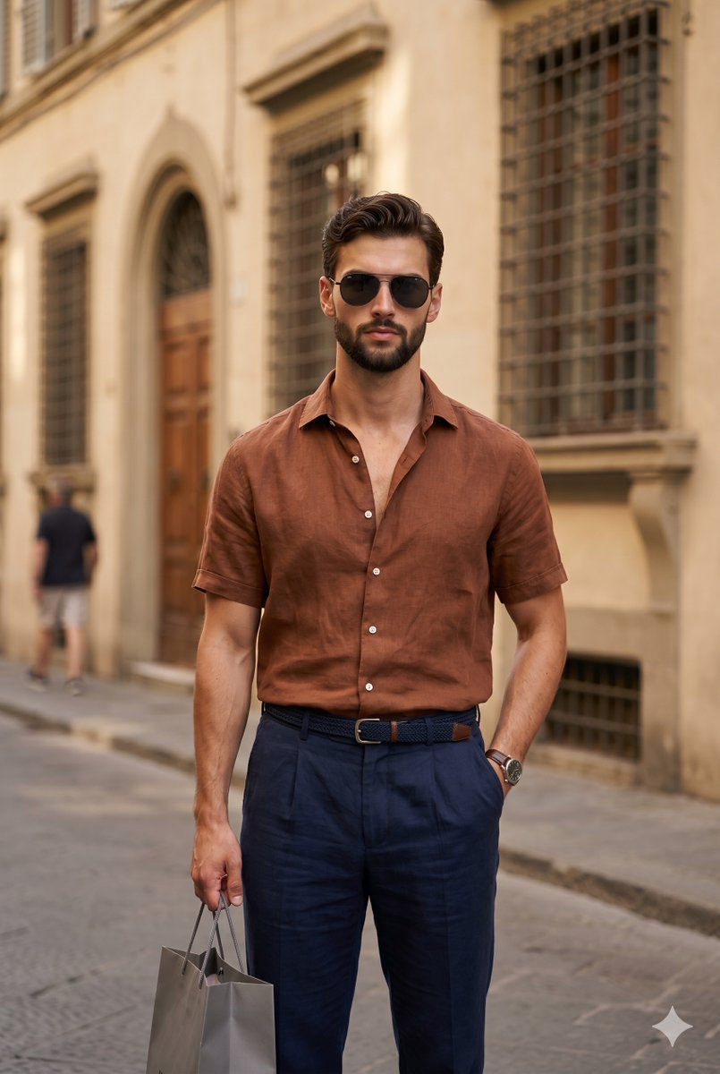 Preview image for European Urban Menswear Style Portrait prompt