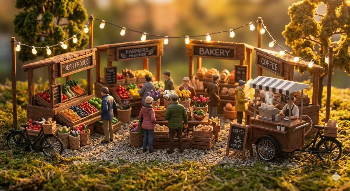 Everyday Life Tiny Diorama Prompt - AIプロンプト