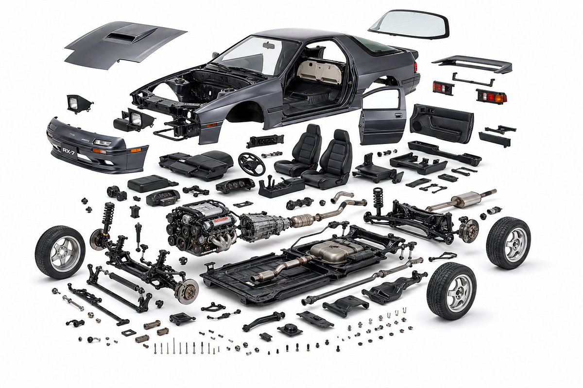 Preview image for Exploded View Product Diagram Prompt prompt