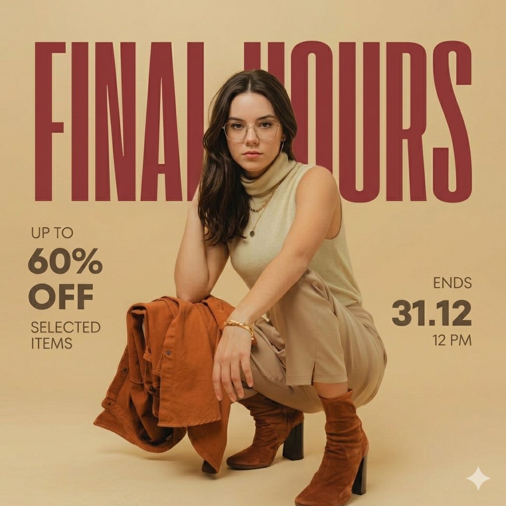 Preview image for Fashion Advertisement Poster Generation prompt