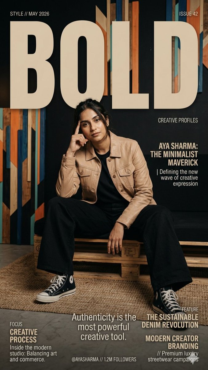 Preview image for Fashion Magazine Creative Profile prompt