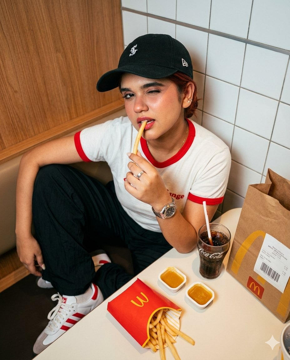 Preview image for Fast Food Dining Lifestyle Shot prompt