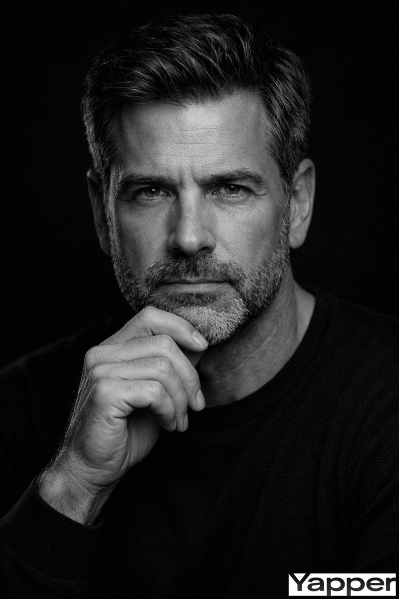 Preview image for Fine-Art Cinematic Monochrome Studio Portrait Prompt (Reference Match) prompt