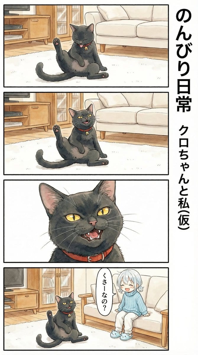Flehmen Response AI Manga Panel Prompt - AI Generated AI Art Style Image Example