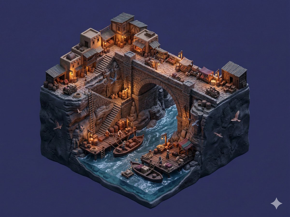 Preview image for Floating Miniature Diorama Prompt prompt