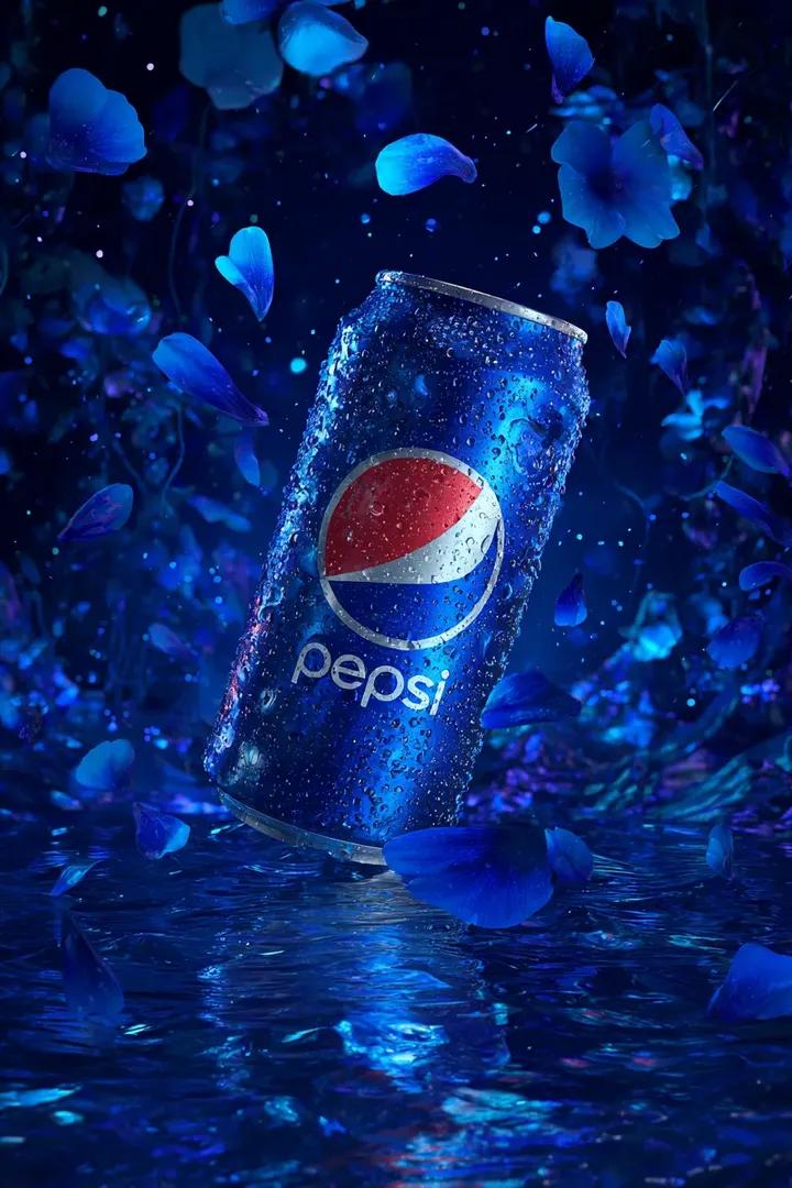 Preview image for Floating Pepsi Can in Cosmic Petals prompt