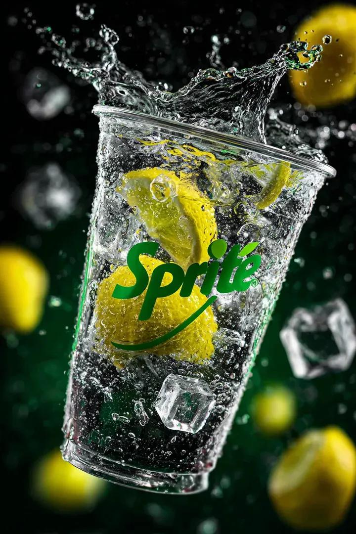 Preview image for Floating Sprite Product Photography Prompt prompt