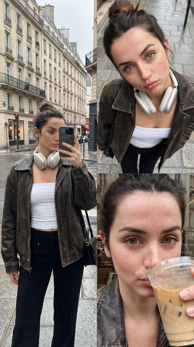 Preview image for Forensic-Level Digital Twin of Ana de Armas in Triptych prompt