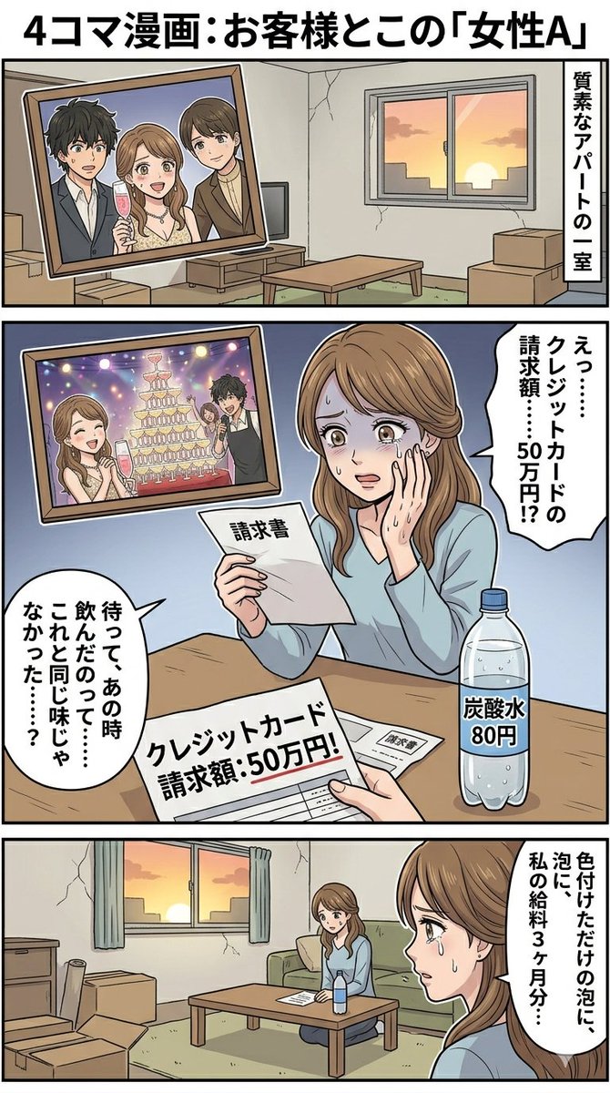 Preview image for Four-Panel Manga: The Legend of the 5000 Yen Cost prompt