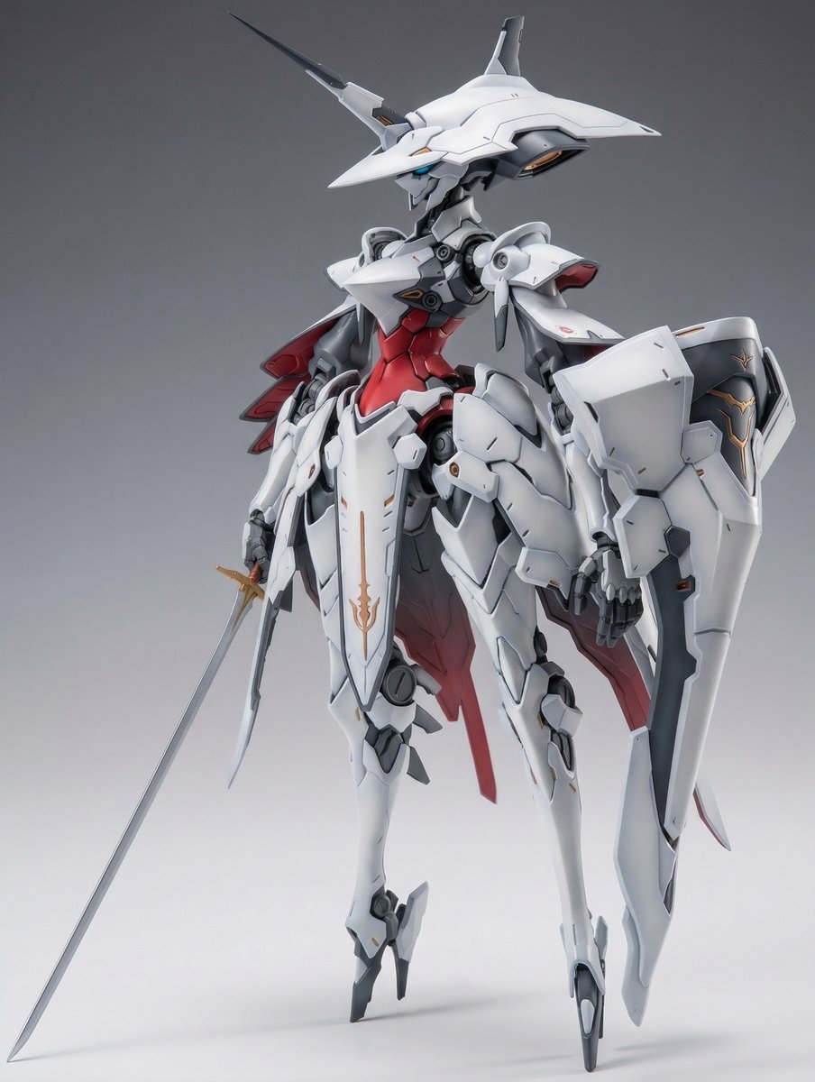 Preview image for Full Armor Mecha Girl Concept Art prompt