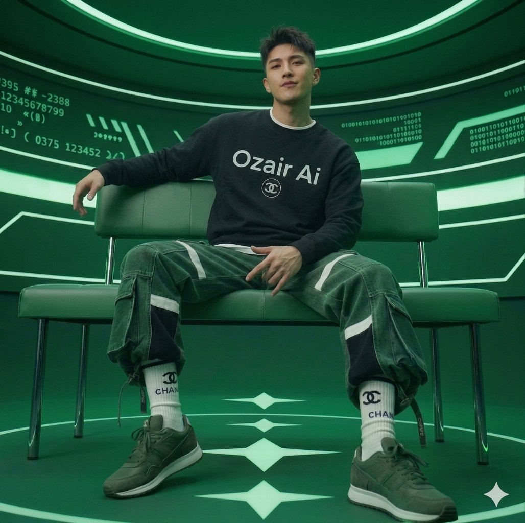 Preview image for Futuristic Studio Portrait prompt