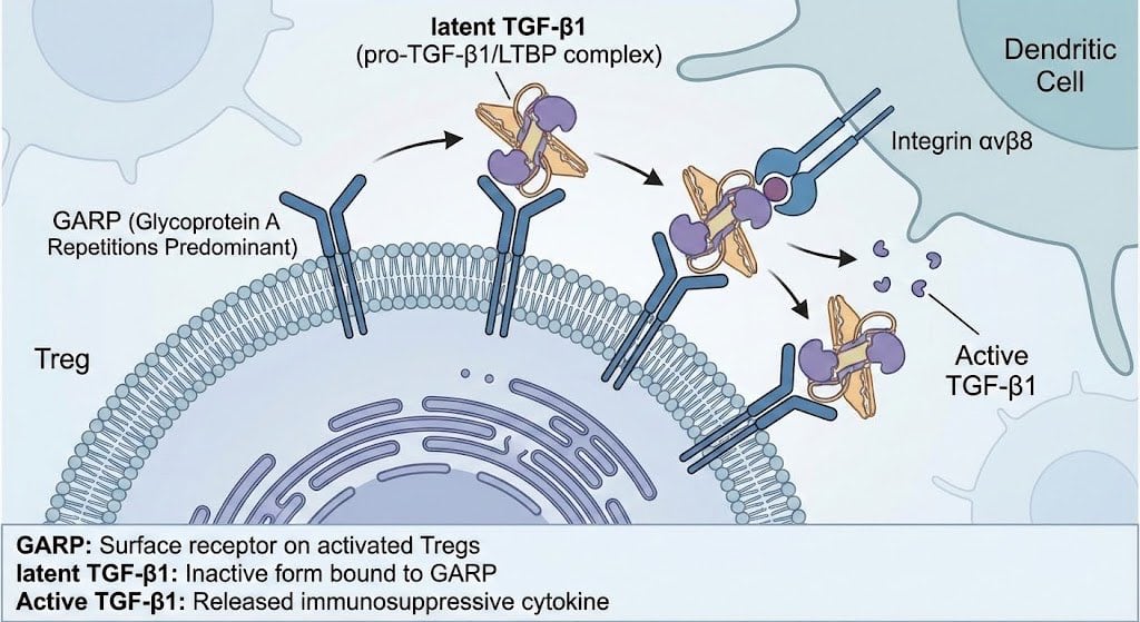 GARP biology for Tregs illustration - AI Generated AI Art Style Image Example
