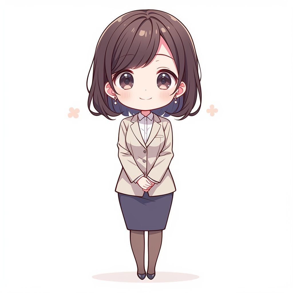 Generating LINE Sticker Style Expressions - AI Generated AI Art Style Image Example
