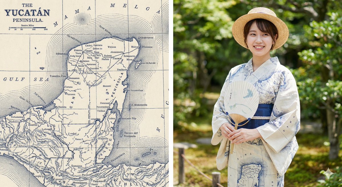 Preview image for Girl in Yucatan Yukata prompt